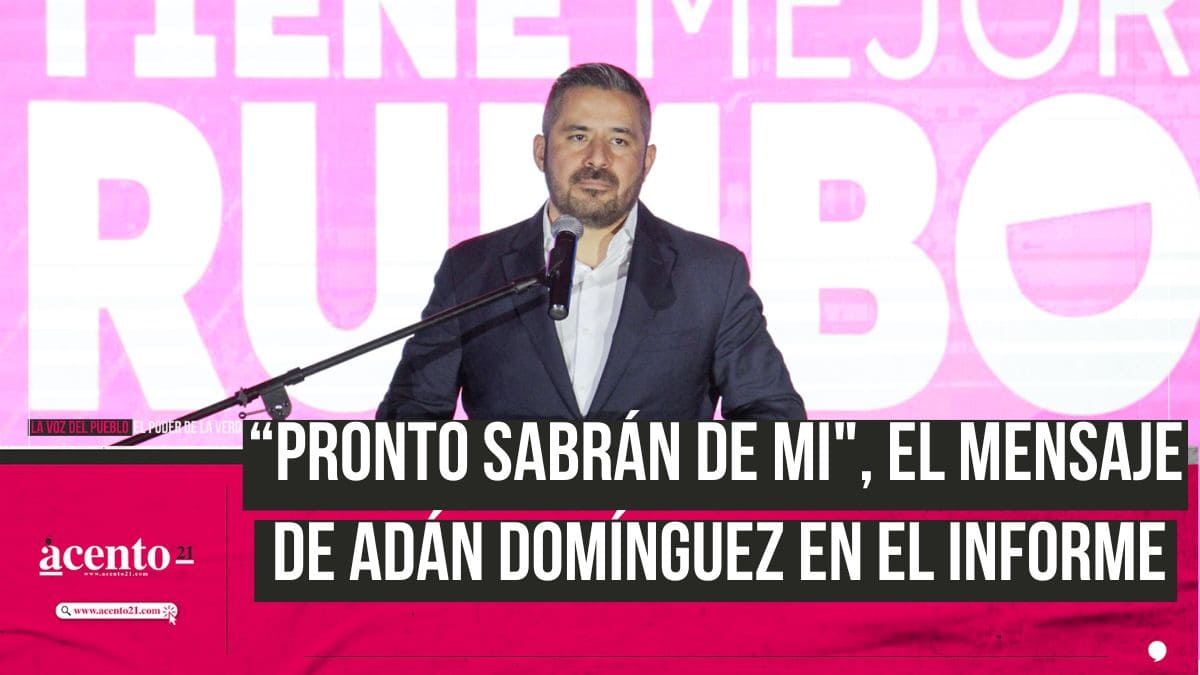 “Pronto sabrán de mi, el mensaje de Adán Domínguez en el informe de gobierno del Ayuntamiento