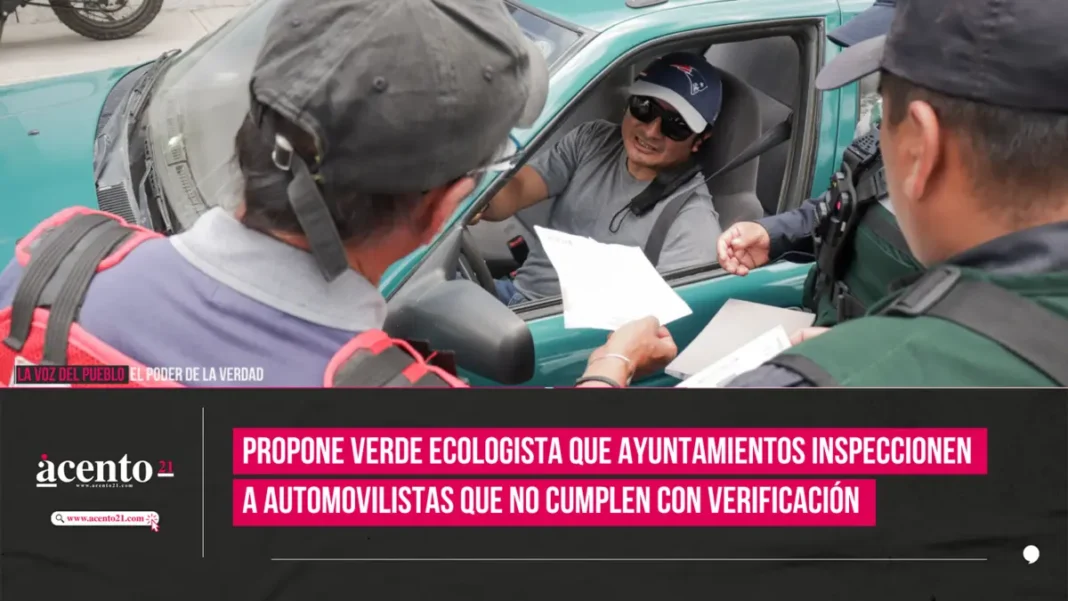 Propone Verde Ecologista que ayuntamientos inspeccionen verificación vehicular