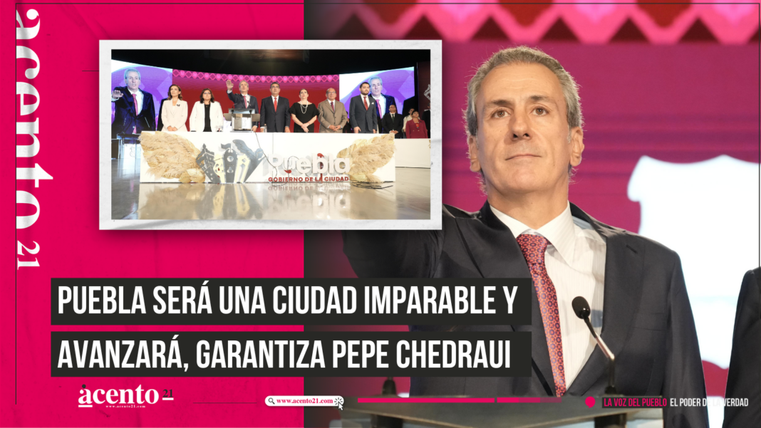 Puebla será una ciudad imparable y avanzará, garantiza Pepe Chedraui