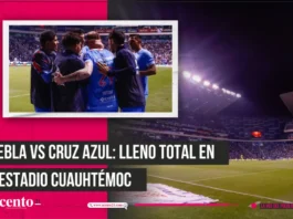 Puebla vs Cruz Azul lleno total en el Estadio Cuauhtémoc