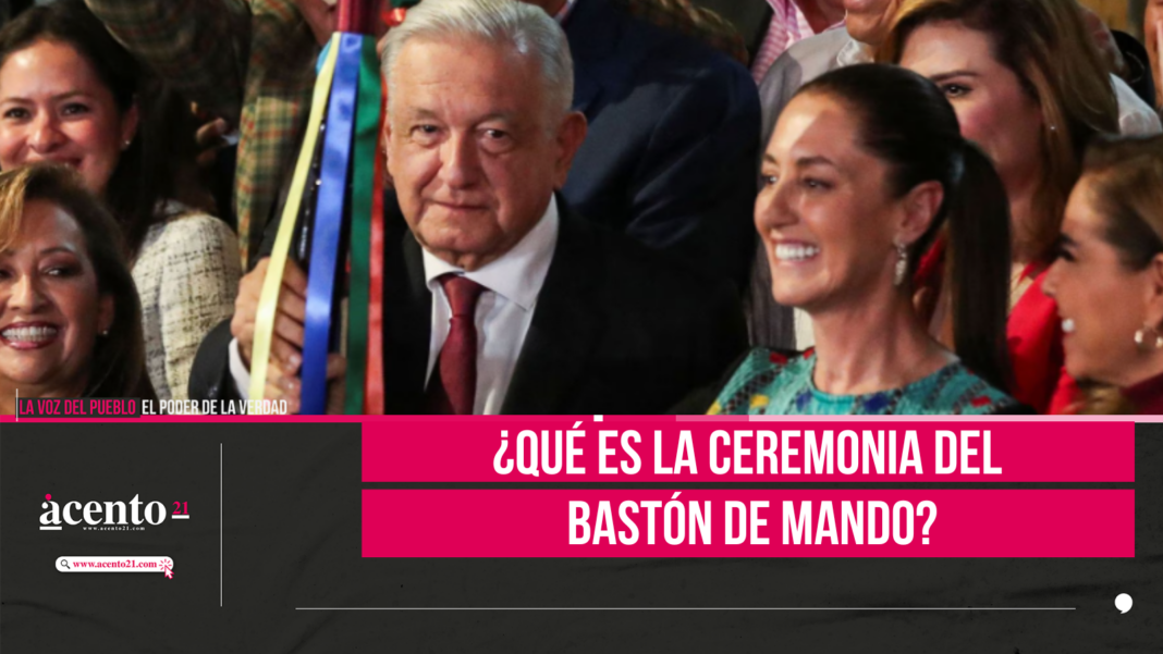 ¿Qué es la ceremonia del bastón de mando?