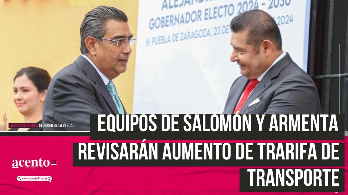 Revisarán ajuste a la tarifa del transporte público los equipos de Sergio Salomón y Armenta