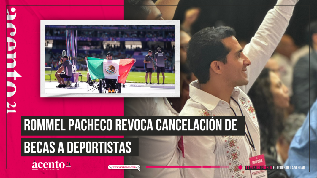 Rommel Pacheco revoca cancelación de becas a deportistas