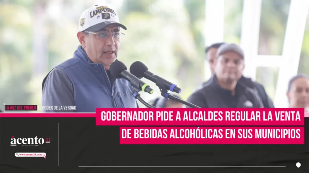 Sergio Salomón pide a alcaldes regular la venta de bebidas alcohólicas en sus municipios