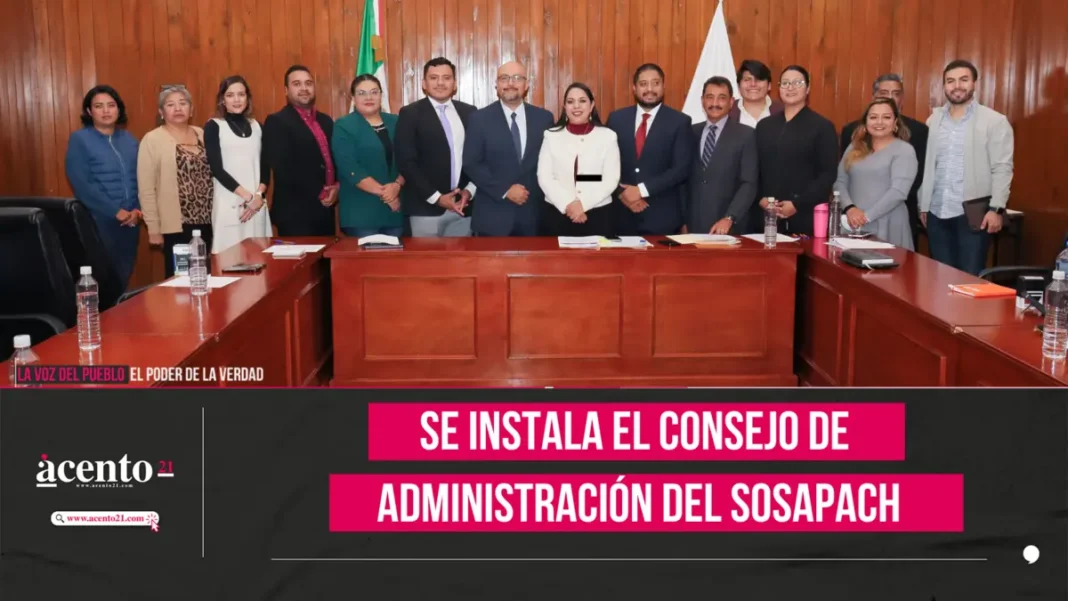 Se instala el Consejo de Administración del SOSAPACH