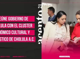 Se reúne Gobierno de Cholula con el Clúster Económico Cultural y Turístico de Cholula A.C.