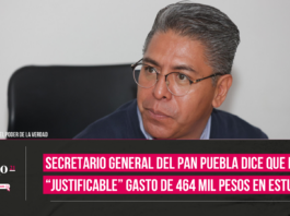 Secretario general del PAN Puebla dice que es “justificable” gasto de 464 mil pesos en estudio