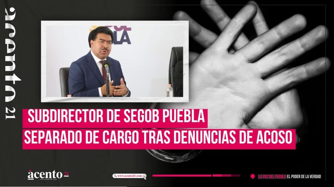 Separan del cargo a Ricardo de Jesús, subdirector de la Segob Puebla acusado de acoso