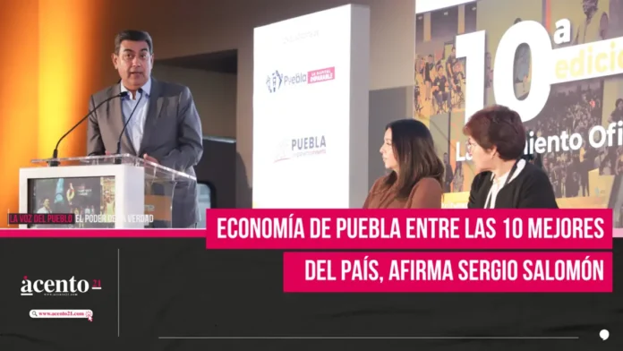 Economía de Puebla entre las 10 mejores del país, afirma el gobernador