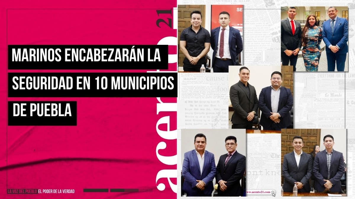 Suman 10 marinos como secretarios de Seguridad en Puebla