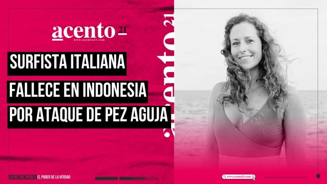 Surfista italiana muere tras ataque de pez aguja en Indonesia