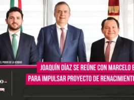 Joaquín Díaz se reúne con Marcelo Ebrard para impulsar proyecto de Renacimiento Maya