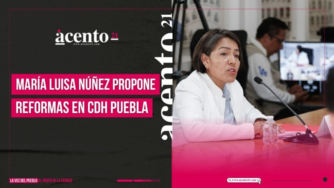 Tope de salario y autonomía ante gobierno, las propuestas de María Luisa Núñez para la CDH Puebla