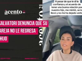 VIDEO Nay Salvatori denuncia que su ex pareja le quitó a su hijo