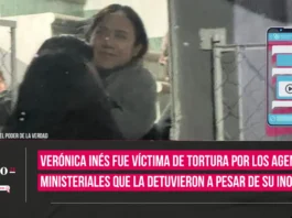 Verónica Inés fue víctima de tortura por los agentes ministeriales que la detuvieron a pesar de su inocencia