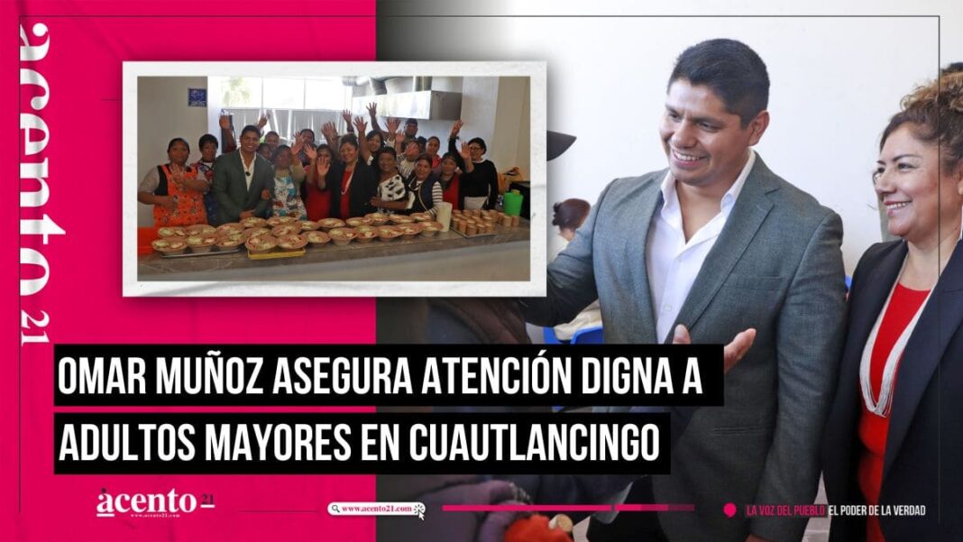 Visita Omar Muñoz desayunador del sistema municipal DIF