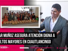 Visita Omar Muñoz desayunador del sistema municipal DIF