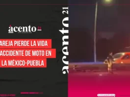 Pareja pierde la vida en accidente de moto en la México-Puebla