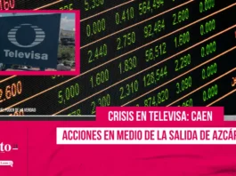 Crisis en Televisa: Caen acciones en medio de la salida de Azcárraga