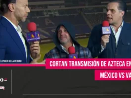 Cortan transmisión de Azteca en pleno México vs Valencia