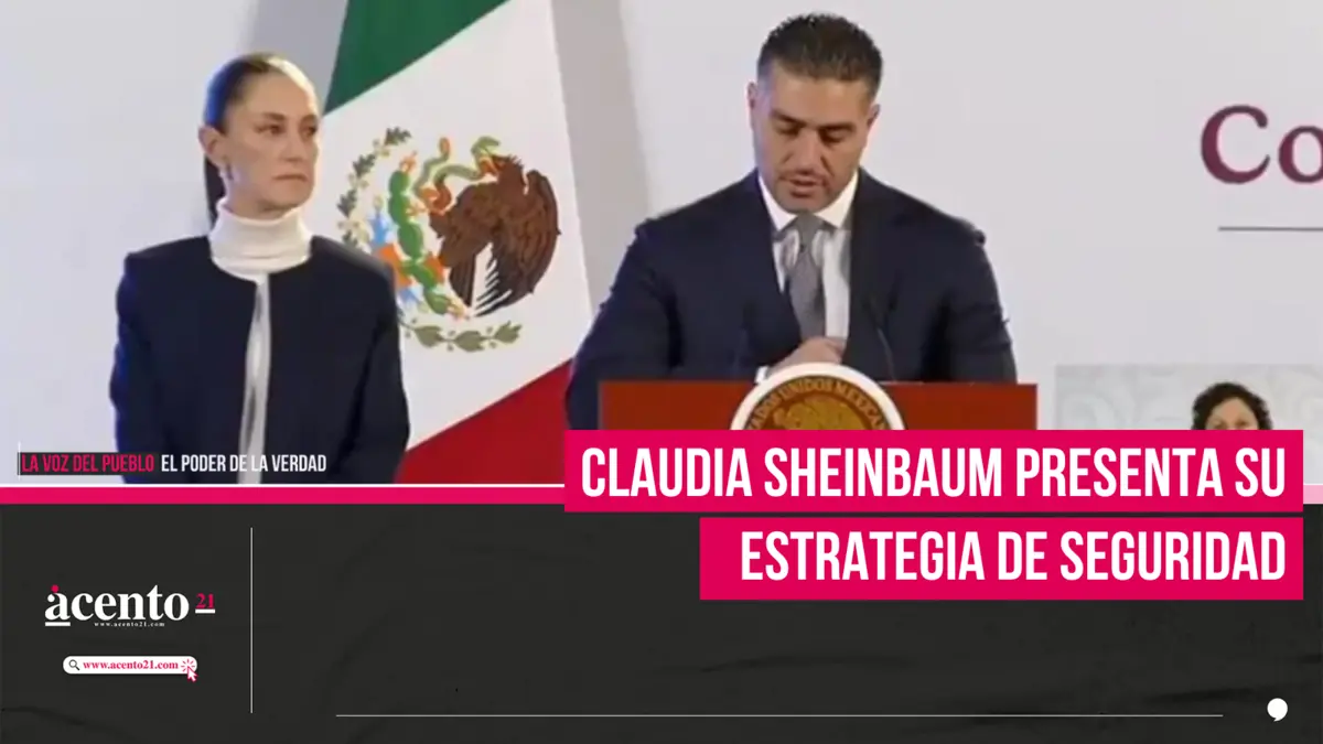 Claudia Sheinbaum presenta su estrategia de seguridad