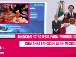 Anuncian estrategia para prohibir comida chatarra en escuelas de México