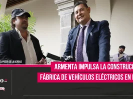 Armenta impulsa la construcción de fábrica de vehículos eléctricos en Puebla