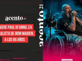 Muere Paul Di’Anno, ex vocalista de Iron Maiden, a los 66 años