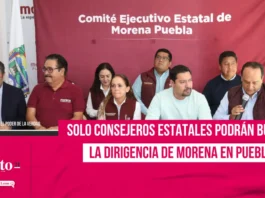 Solo consejeros estatales podrán buscar la dirigencia de Morena Puebla