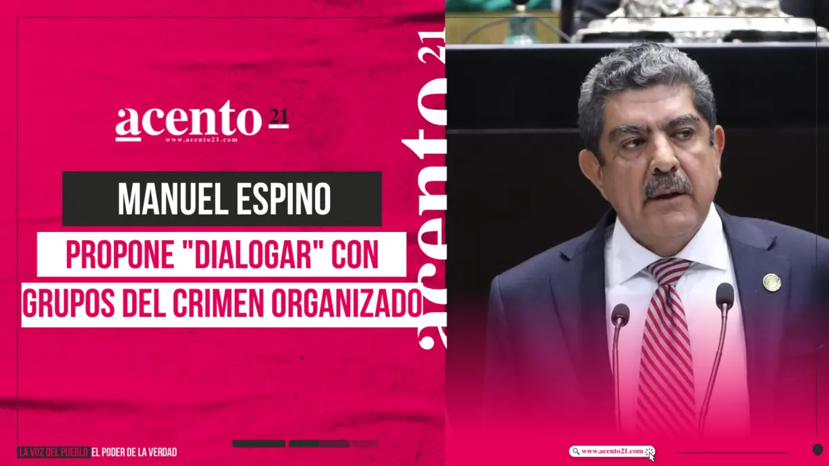 Diputado propone "dialogar" con grupos del crimen organizado