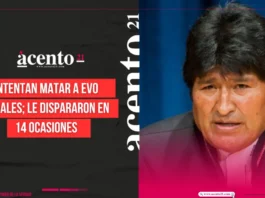 Intentan matar a Evo Morales; le dispararon en 14 ocasiones