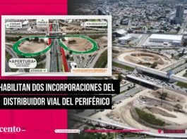 Habilitan dos incorporaciones del distribuidor vial del Periférico