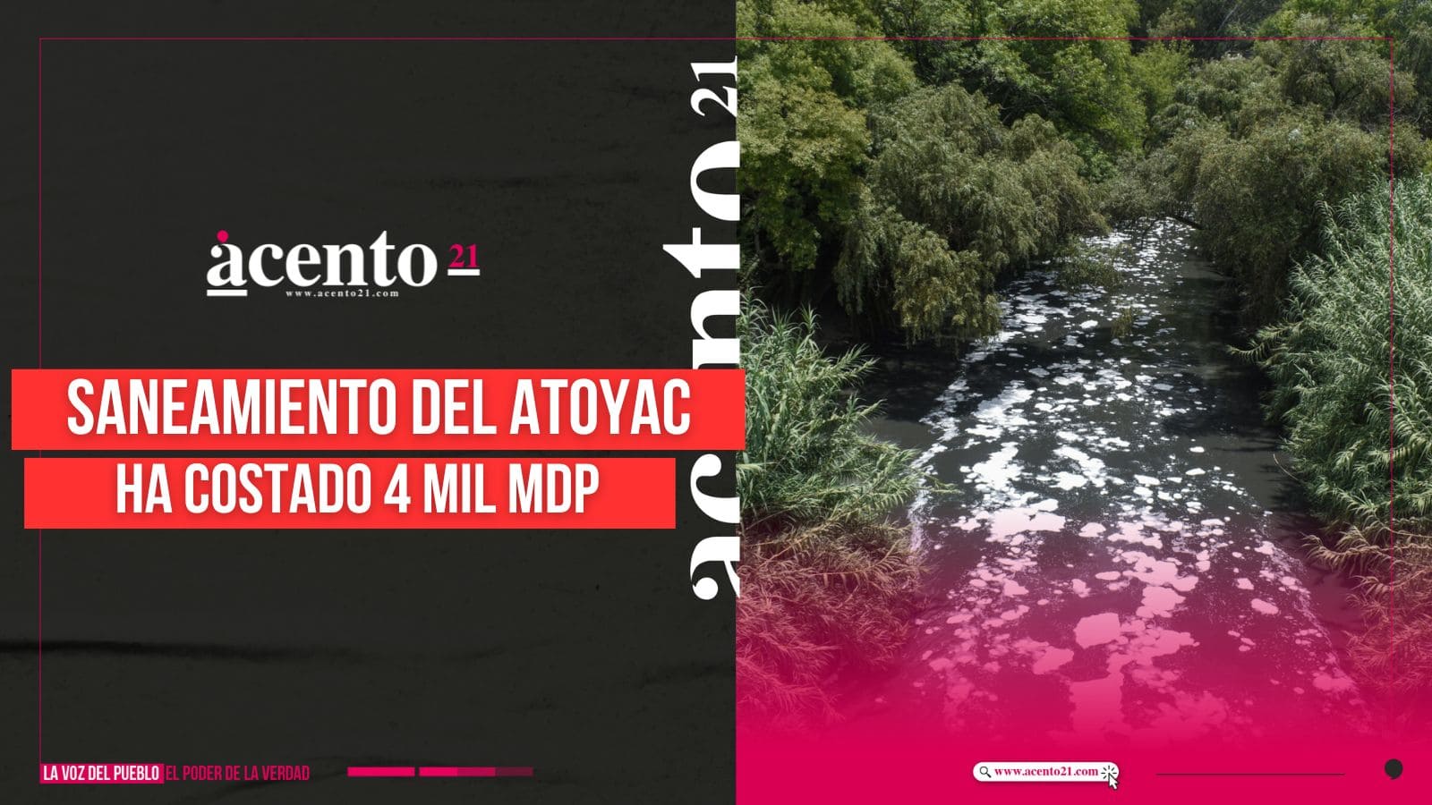 Saneamiento del río Atoyac: 4 mil 727 mdp invertidos para limpiarlo