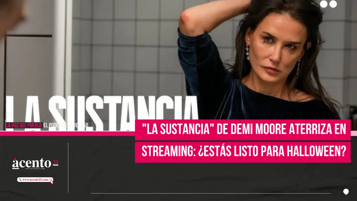 "La Sustancia" de Demi Moore aterriza en streaming: ¿estás listo para Halloween?