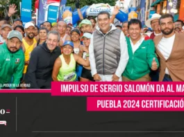 Impulso de Sergio Salomón da al Maratón Puebla 2024 certificación Élite