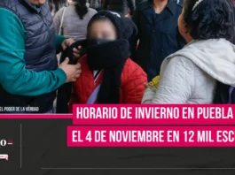 Horario de invierno en Puebla inicia el 4 de noviembre