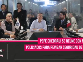 Pepe Chedraui se reúne con mandos policiacos para revisar seguridad de Puebla