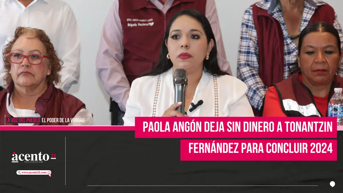 Paola Angón deja sin dinero a Tonantzin Fernández para concluir 2024: solo hay para nómina