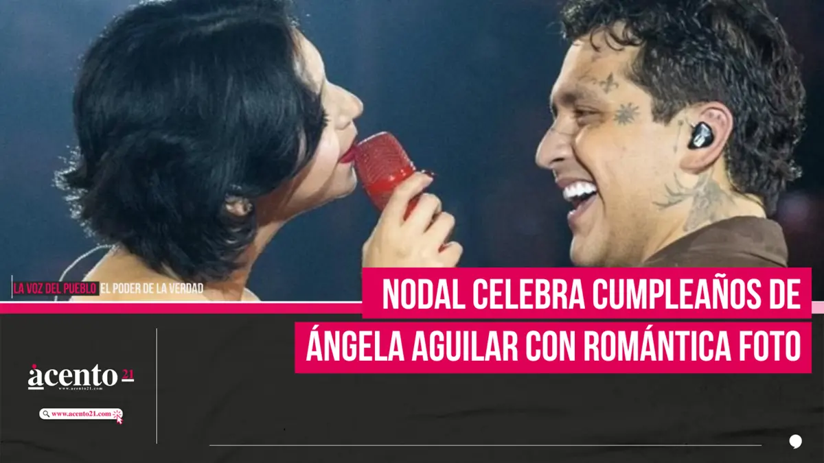 Nodal celebra cumpleaños de Ángela Aguilar con romántica foto