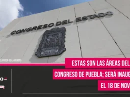 Estas son las áreas del nuevo Congreso de Puebla; será inaugurado el 18 de noviembre