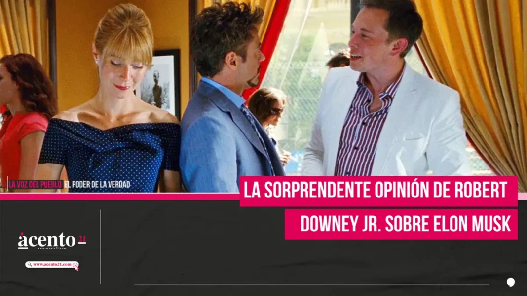 La sorprendente opinión de Robert Downey Jr. sobre Elon Musk