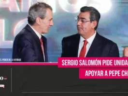 Sergio Salomón pide unidad para apoyar a Pepe Chedraui