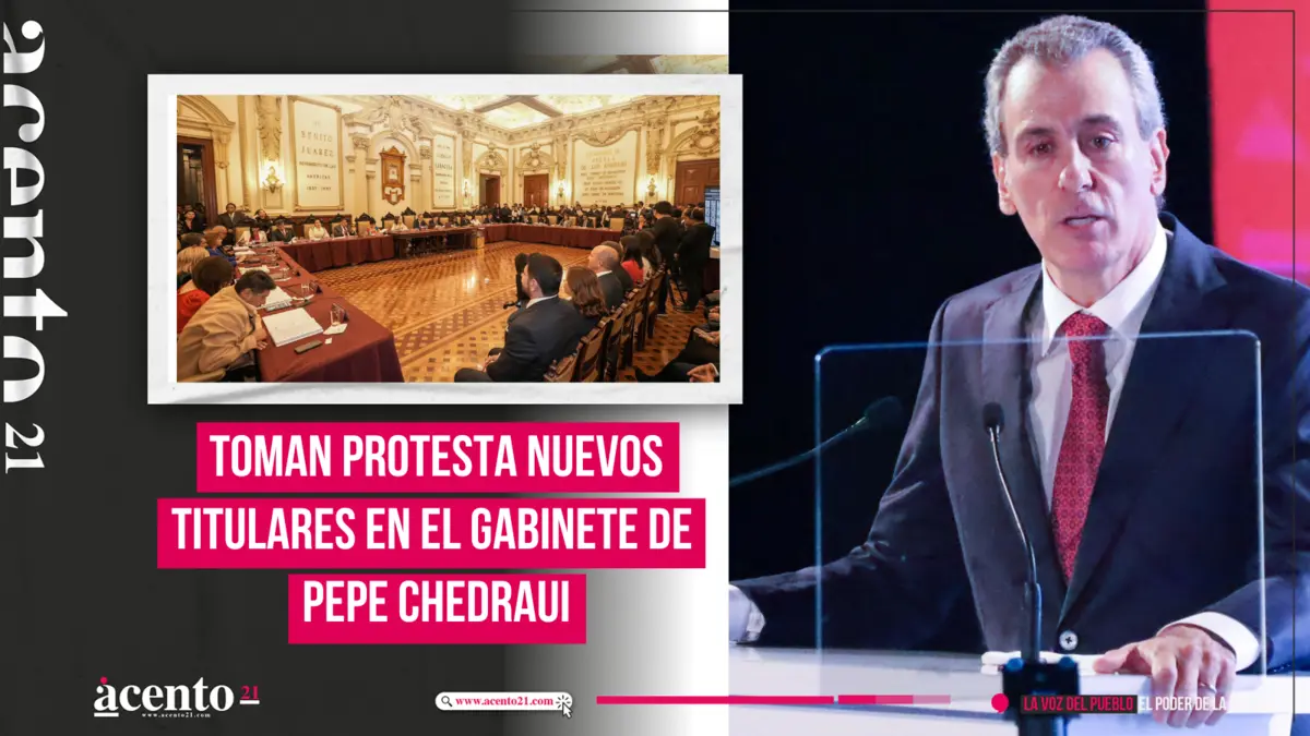 Toman protesta nuevos titulares en el gabinete de Pepe Chedraui