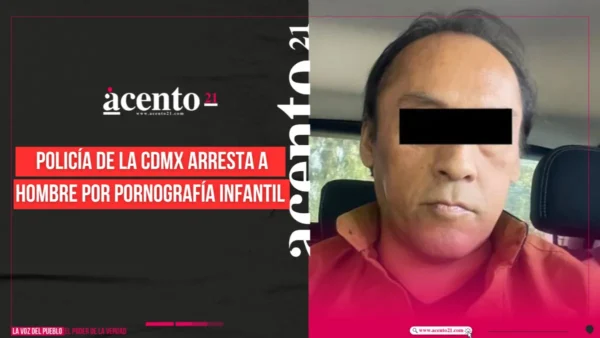 Policía Cibernética arresta a un hombre por pornografía infantil en la CDMX