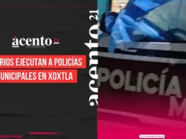 Sicarios ejecutan a policías municipales en Xoxtla