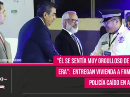 entregan vivienda a familia de policía caído en Atlixco 