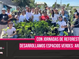 Con jornadas de reforestación, desarrollamos espacios verdes: Armenta