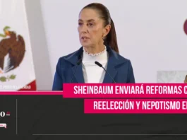 Sheinbaum enviará reformas contra reelección y nepotismo en 2025