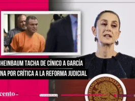 Claudia Sheinbaum tacha de cínico a García Luna por crítica a la Reforma Judicial