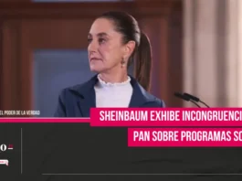 Claudia Sheinbaum exhibe incongruencias del PAN sobre programas sociales